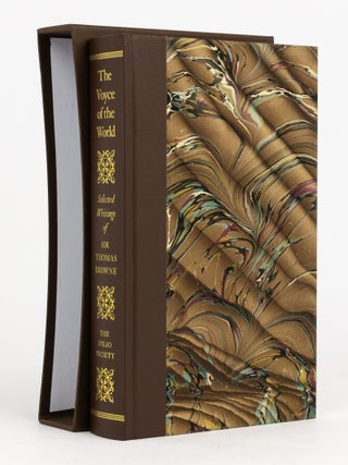 Item #132594 The Voyce of the World. Selected Writings of Sir Thomas Browne. Sir Thomas BROWNE