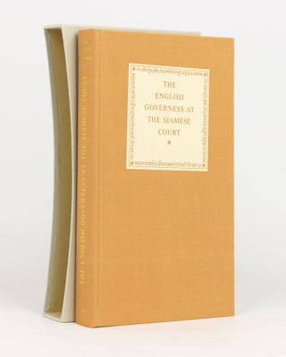 Item #132650 The English Governess at the Siamese Court. Recollections of Six Years in the Royal...