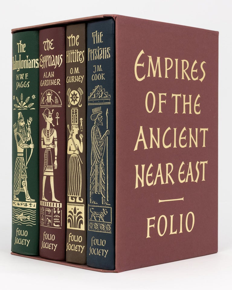 Item #132750 Empires of the Ancient Near East. [A four-volume boxed set comprising 'The Babylonians'; 'The Egyptians'; 'The Hittites'; and 'The Persians']. Empires of the Ancient Near East, H. W. F. SAGGS, O. R. GURNEY, Sir Alan GARDINER, J M. COOK, respectively individual authors.