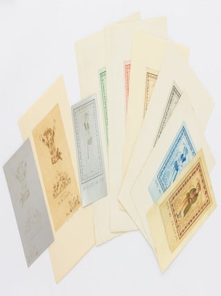 An important archive of the complete suite of bookplates designed for Harry Muir, including many preparatory drawings, original printing blocks, and proof prints