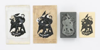 An important archive of the complete suite of bookplates designed for Harry Muir, including many preparatory drawings, original printing blocks, and proof prints