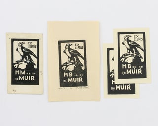 An important archive of the complete suite of bookplates designed for Harry Muir, including many preparatory drawings, original printing blocks, and proof prints