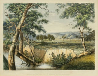 Item #132804 The City of Adelaide from the Torrens near the Reed Beds. George French ANGAS,...