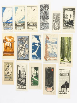 A collection of 57 bookplates by G.D. Perrottet