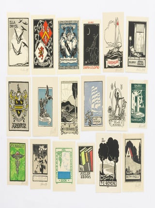A collection of 57 bookplates by G.D. Perrottet