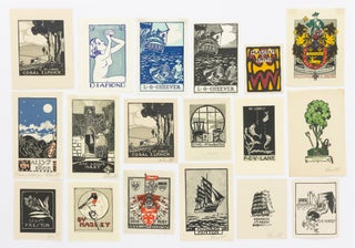 A collection of 57 bookplates by G.D. Perrottet