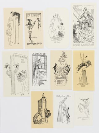A group of 28 bookplates by Norman Lindsay (one signed)