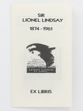 A group of nine bookplates by Lionel Lindsay