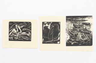 A collection of 25 bookplates by Allan Jordan (12 of them signed)