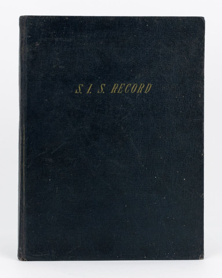Item #132973 Special Intelligence Service in the Far East, 1942-1946. An Historical and Pictorial Record. [S.I.S. Record (cover title)]. Special Intelligence Service, George B. FRANK, and numerous others.