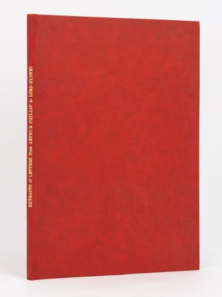 Extracts of Letters from Arthur Phillip, Esq., Governor of New South Wales, to Lord Sydney; to which is annexed a Description of Norfolk Island, by Philip Gidley King, Esq., and an Account of Expenses incurred in transporting Convicts to New South Wales
