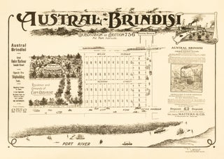 Item #133074 'Austral-Brindisi. Subdivision of Section 756, H[undred of] Port Adelaide' (an...