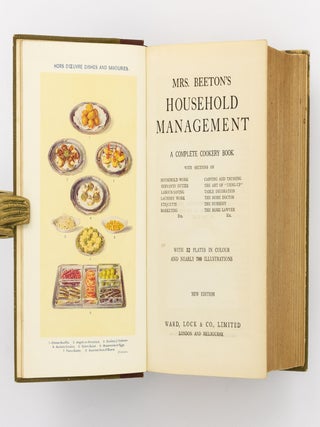 Mrs. Beeton's Household Management. A Complete Cookery Book ... New Edition