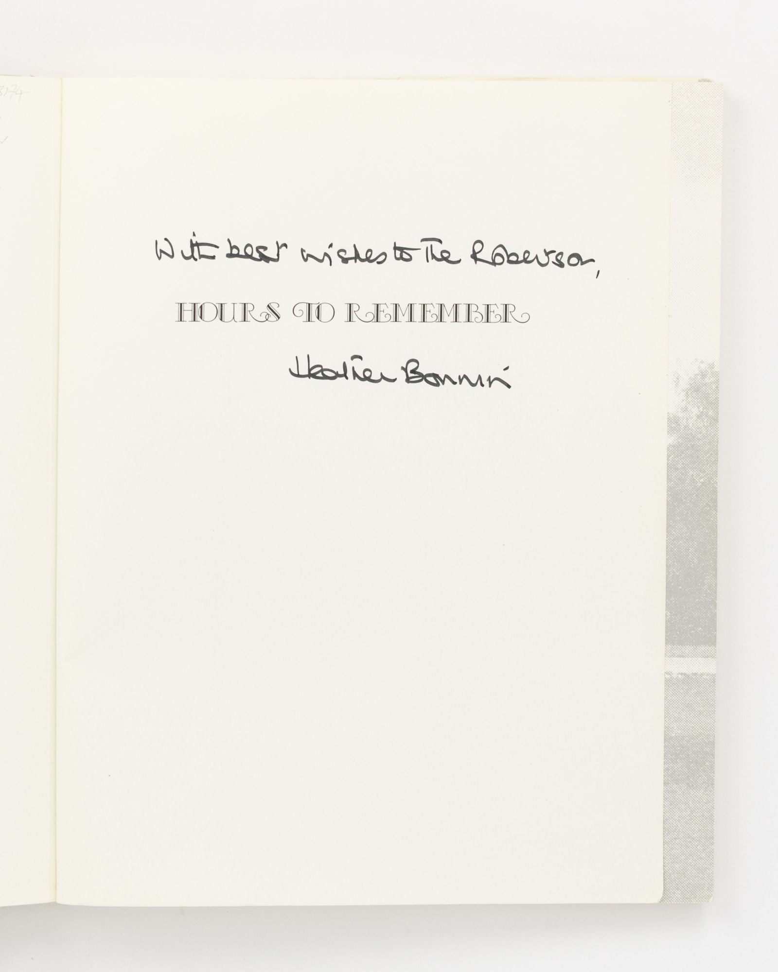 Hours to Remember. Reflections on life in South Australia, 1889-1929 ...