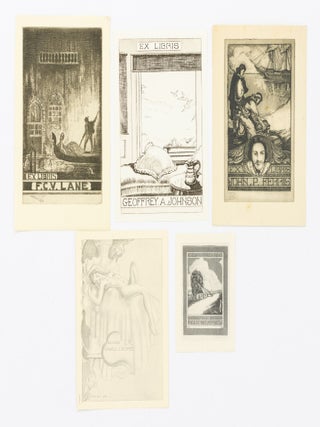 Item #133180 A group of five bookplates by Harold Byrne. Harold BYRNE
