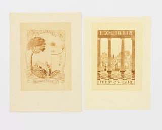 Item #133194 Two bookplates by Lloyd Rees, designed for Frederick C.V. Lane and Rosamond...