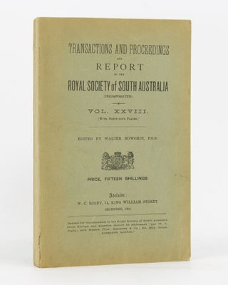 Item #133254 Anthropological Notes made on the South Australian Government North-West Prospecting...