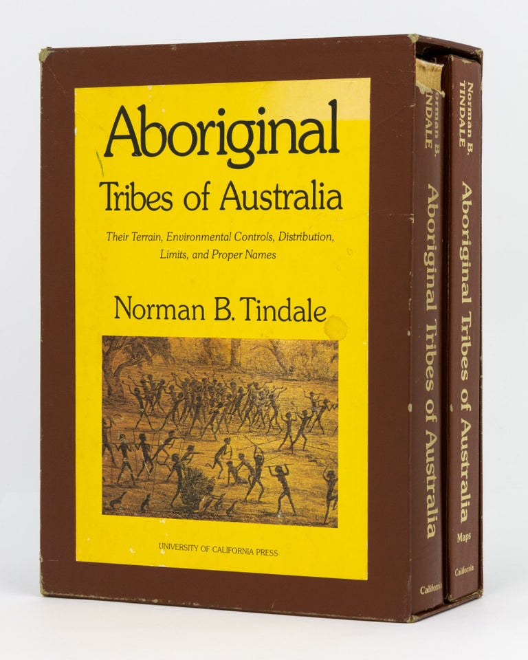 Item #133267 Aboriginal Tribes of Australia. Their Terrain, Environmental Controls, Distribution, Limits, and Proper Names. With an Appendix on Tasmanian Tribes by Rhys Jones. Norman B. TINDALE.