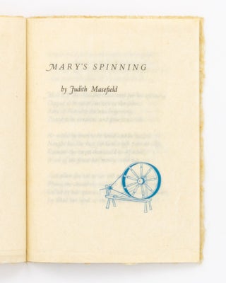 Item #133317 Mary's Spinning. Judith MASEFIELD