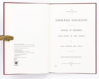 North-West Exploration. Journal of Expedition from DeGrey to Port Darwin