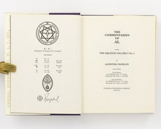 The Equinox. Volume V, Number 1. [The Commentaries of AL, being The Equinox Volume V No. 1 by Aleister Crowley and another (title page details)]