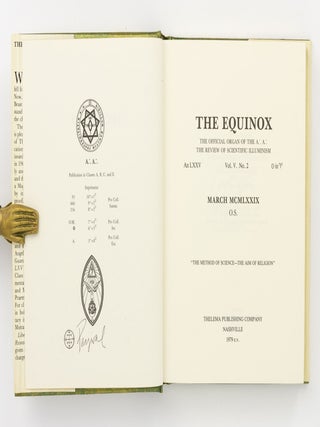 The Equinox. The Official Organ of the A.'.A.'. The Review of Scientific Illuminism. Volume V, Number 2