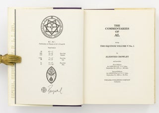 The Equinox. Volume V, Number 1. [The Commentaries of AL, being The Equinox Volume V No. 1 by Aleister Crowley and another (title page details)]
