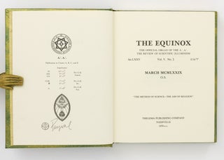 The Equinox. The Official Organ of the A.'.A.'. The Review of Scientific Illuminism. Volume V, Number 2