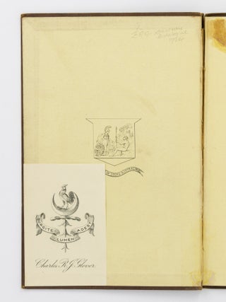 Secondary Towns Association, formed for the purchasing of One or More Special Survey or Surveys of Land in South Australia, for Sites for Secondary Towns