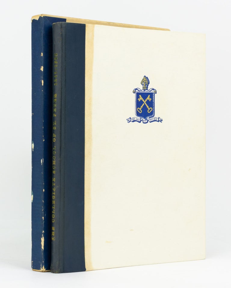 Item #133711 The Collegiate School of St Peter, 1847-1947. Being an Illustrated Record of the First Hundred Years. Grenfell PRICE.