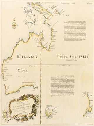 Item #133907 A Complete Map of the Southern Continent survey'd by Capt. Abel Tasman & depicted by...