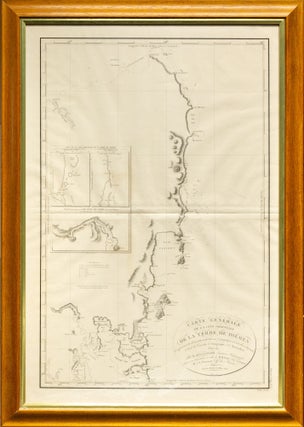 Item #133976 Carte générale de la côte orientale de la Terre de Diémen. Comprenant les...