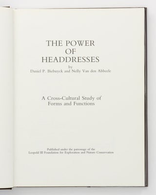 The Power of Headdresses. A Cross-Cultural Study of Forms and Functions