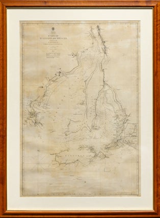 Item #134049 Australia, South Coast. Gulfs of St Vincent and Spencer, surveyed in 1802 by Captn....