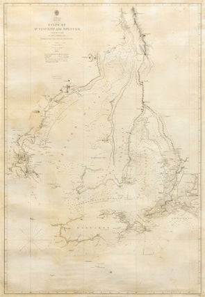 Australia, South Coast. Gulfs of St Vincent and Spencer, surveyed in 1802 by Captn. Flinders R.N., with additions, by Commr. T. Lipson and from other Official Documents