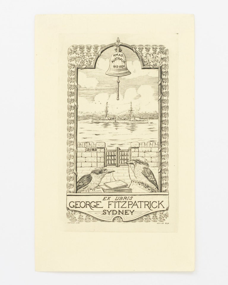 Item #134121 An etched bookplate for George Fitzpatrick. Gerrard Gayfield SHAW.