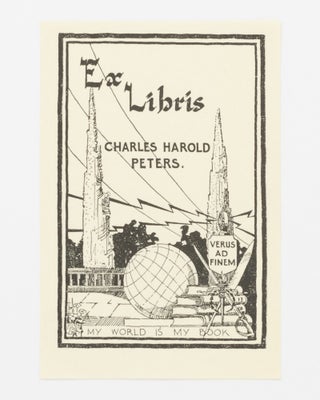 Item #134215 A bookplate for Charles Harold Peters. Charles Harold PETERS