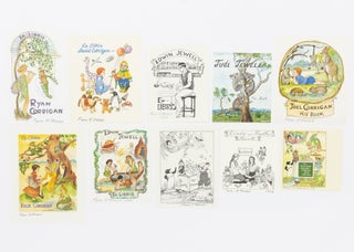 Item #134232 A group of ten bookplates by Pixie O'Harris (all signed). Pixie O'HARRIS