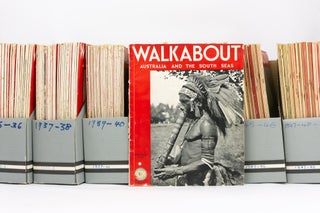 Item #134247 A substantial collection of 'Walkabout' magazine, unbound and in the original...