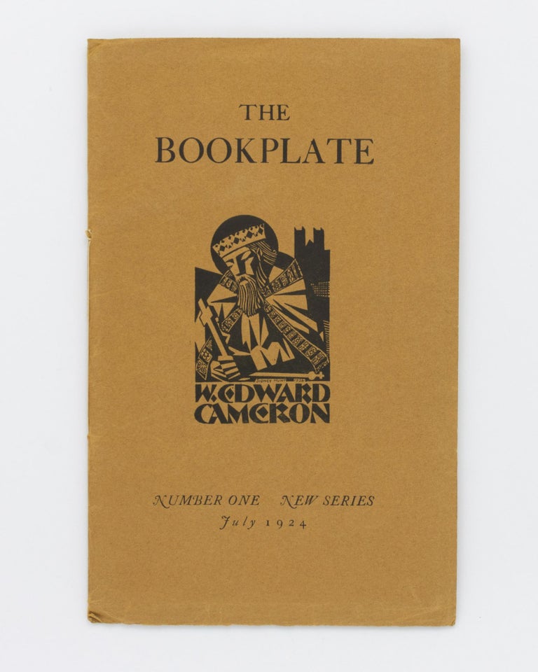 Item #134265 The Bookplate. A Magazine for Book Craftsmen. Official Organ of The English Bookplate Society. Number One, New Series, July 1924. Stuart GUTHRIE.