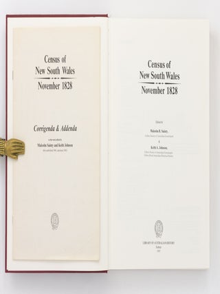 Census of New South Wales. November 1828