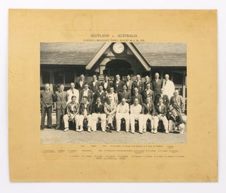 Item #134463 'Scotland v. Australia. Forthill, Broughty Ferry, August 4th & 5th, 1938' [a group...