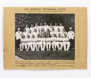 Item #134464 'Don Bradman Testimonial Match. Bradman's Team v. Hassett's Team, Melbourne, 3-7...