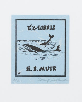 Item #134507 A bookplate designed for Harry Muir, editioned and signed by the artist. Henry Blake...