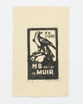 Item #134511 A linocut bookplate designed for Harry Muir, editioned and signed by the artist....