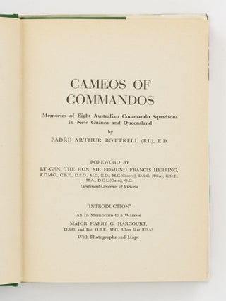 Cameos of Commandos. Memories of Eight Australian Commando Squadrons in New Guinea and Queensland