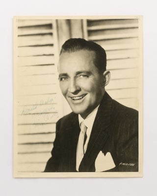 Item #134755 A signed portrait photograph of the popular and influential American singer and...
