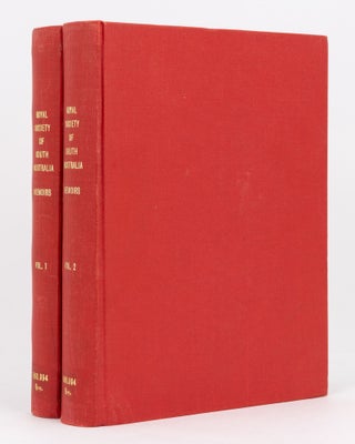 Item #134834 The complete run of 'Memoirs of the Royal Society of South Australia'. Memoirs of...