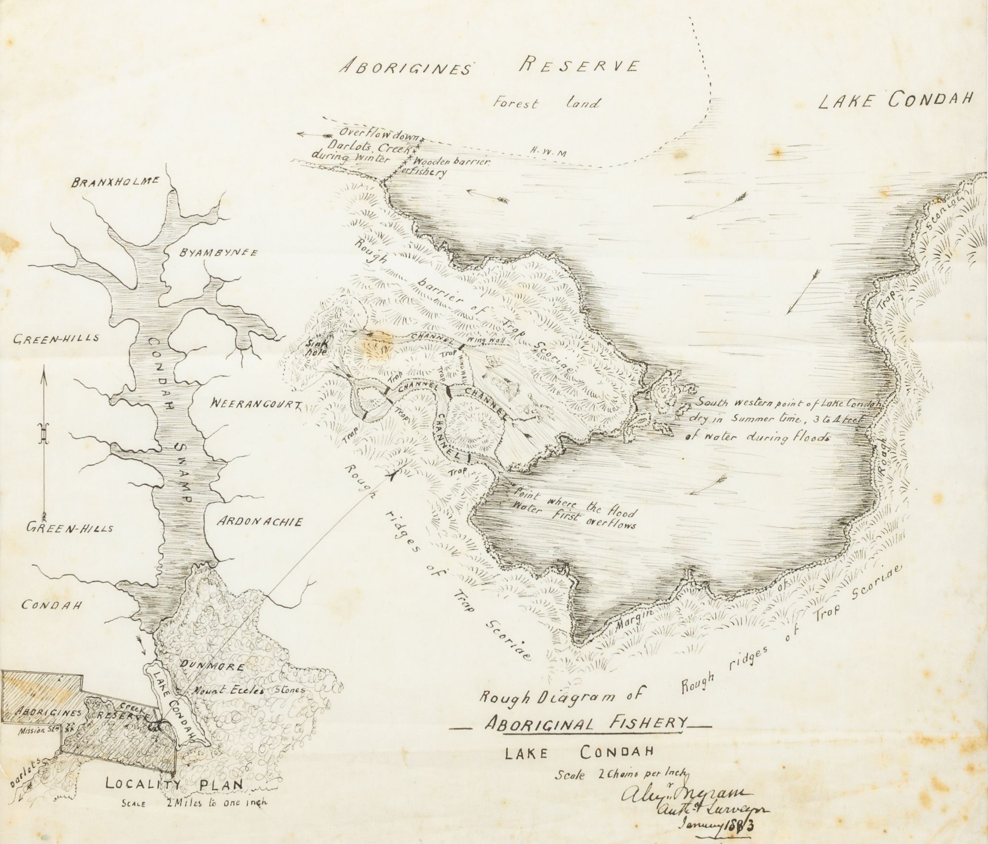 Tae Rak Map A group of maps and drawings compiled by colonial surveyor Alexander ...