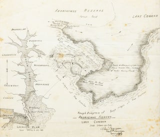 Item #134984 A group of maps and drawings compiled by colonial surveyor Alexander Ingram,...